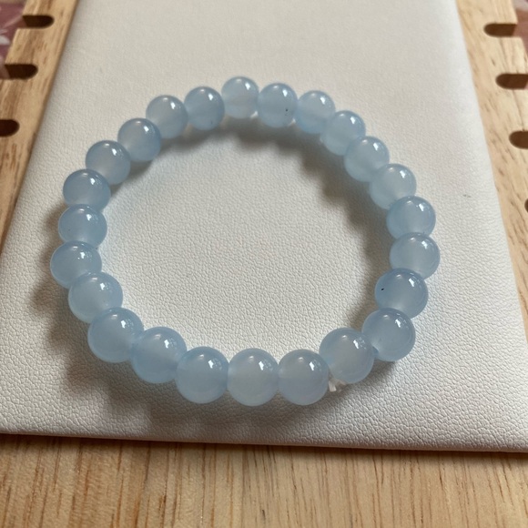 Jewelry - Elegant Blue Beaded Bracelet